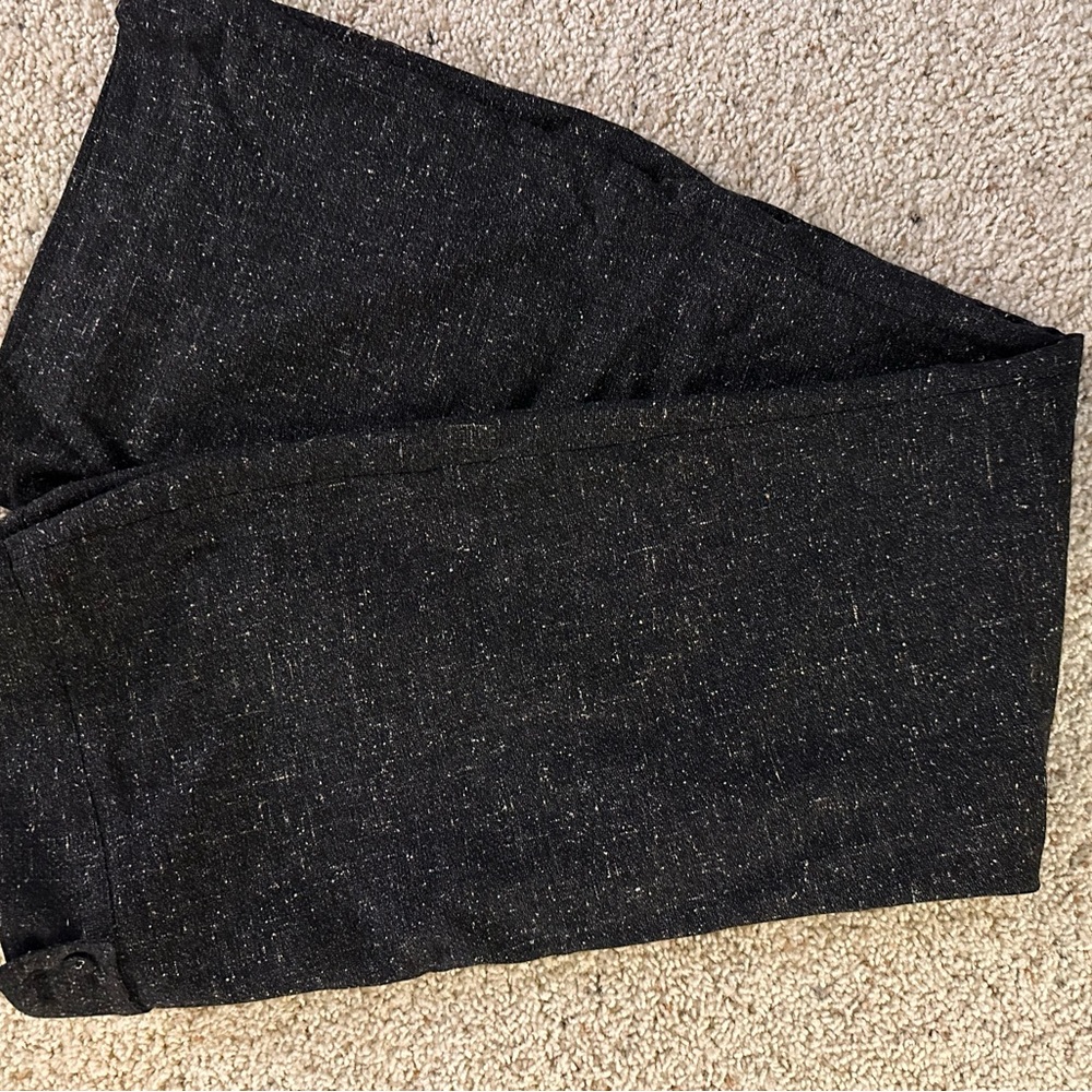 Black Tweed Pants